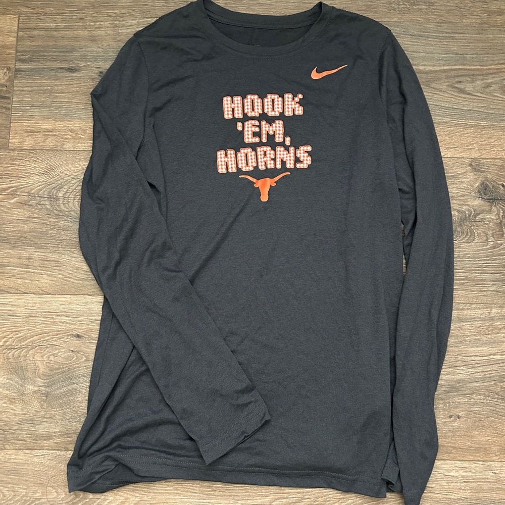Nike Long Sleeve Hook 'Em Horns Shirt